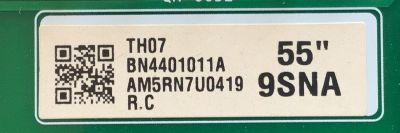 LED DRIVER PARA TV SAMSUNG NUMERO DE PARTE BN44-01011A / L55S9SNA_RHS / BN4401011A / PANEL CY-TR055JLLVDH / MODELO QN55Q900RBFXZA FC04 / QN55Q900RBFXZA / QN55Q900RBF - Imagen 2